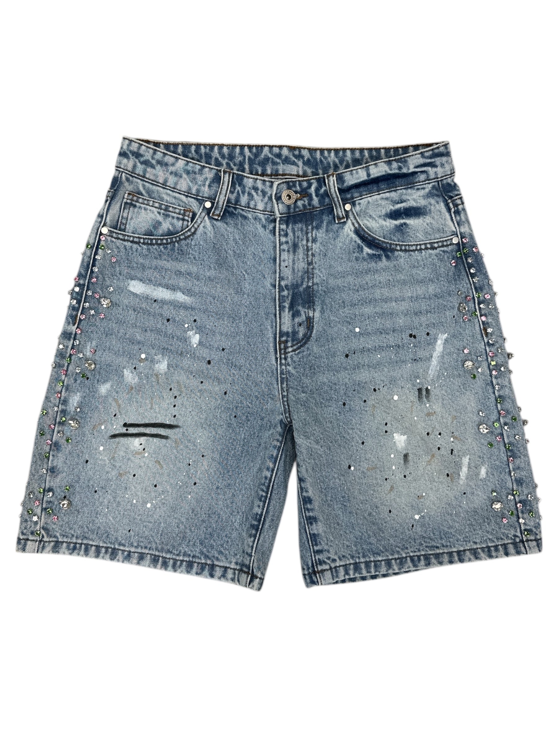 Dirty Diana Jorts - Light Wash