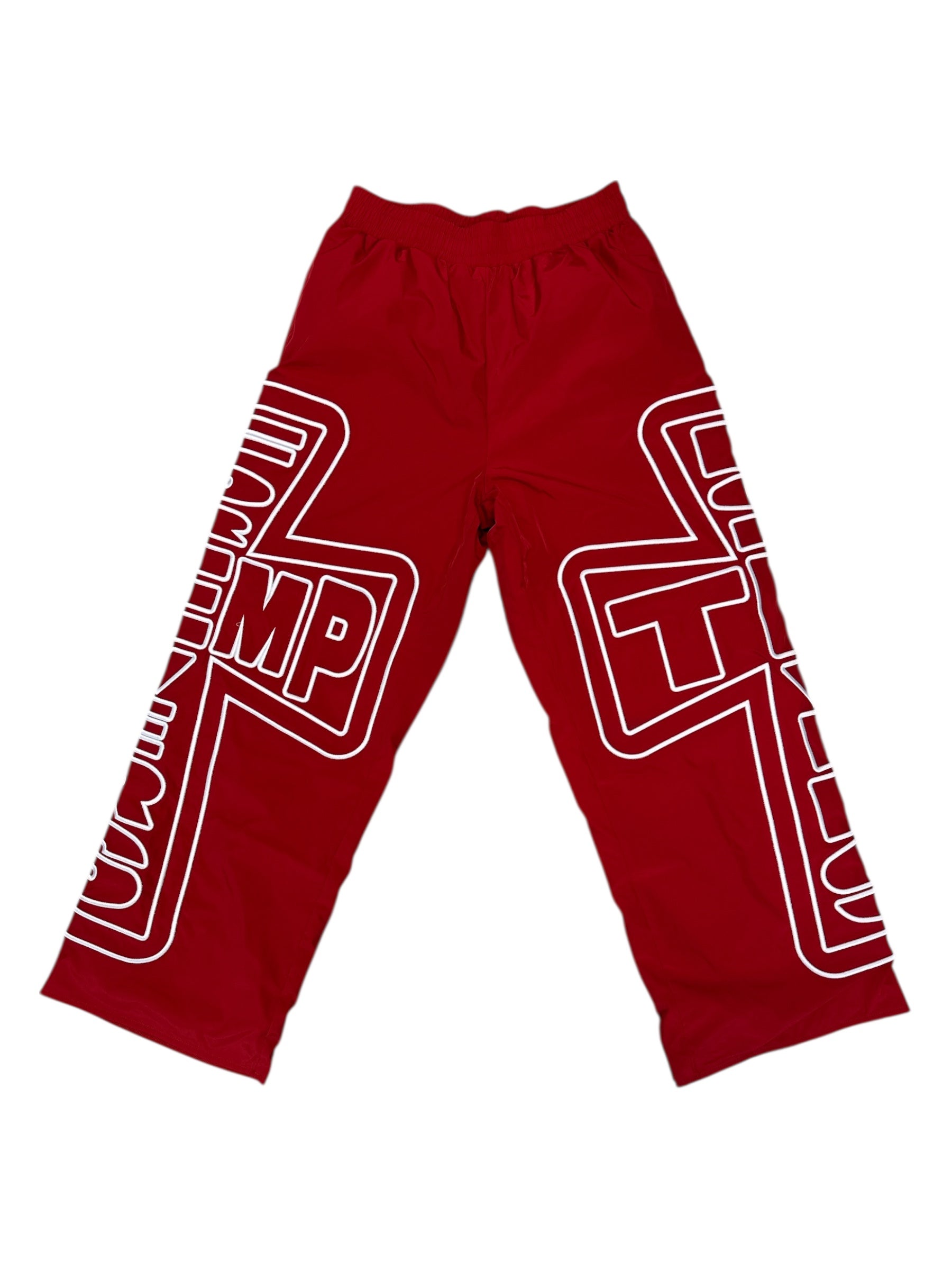 Baggy Track Pants - Oxblood